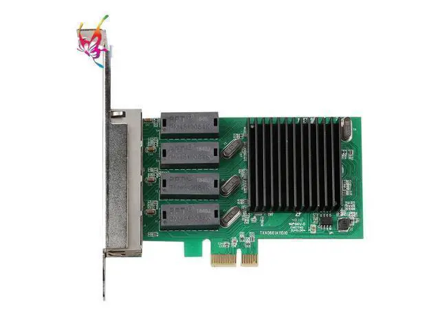 Alt view image 4 of 6 - 4 port gigabit network card 4 RJ45 port PCI-E PCI Express Network adapter with realtek 8111H TXA066