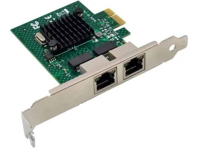 Alt view image 3 of 4 - PCIe Gigabit Ethernet Server Adapter with NetXtreme BCM5720-2P Chipset PCI Express 1000M Network LAN Card for Windows Sever Linux Ubuntu VMware