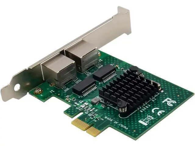 Alt view image 4 of 4 - PCIe Gigabit Ethernet Server Adapter with NetXtreme BCM5720-2P Chipset PCI Express 1000M Network LAN Card for Windows Sever Linux Ubuntu VMware