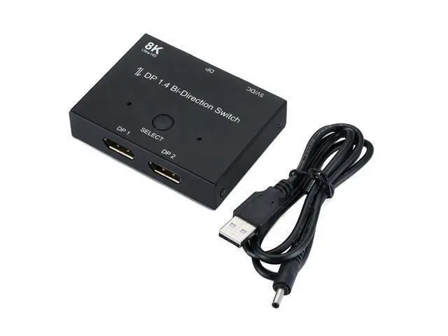 Alt view image 2 of 3 - 1.4 Bi-Direction Switch MST Hub Support HDCP SST Extended 8K@30hz 4K@60hz