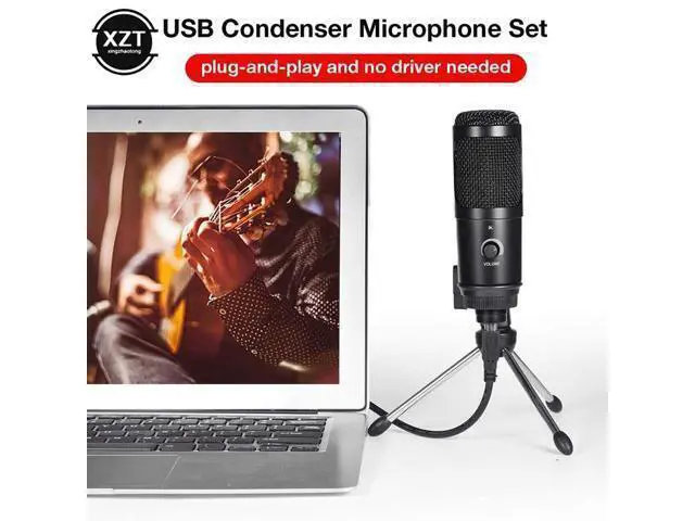 Alt view image 2 of 3 - Condenser Recording Microphones For Laptop Windows Cardioid Studio Recording For YouTube Video Chatting Podcast