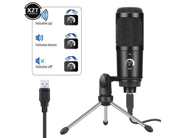Alt view image 3 of 3 - Condenser Recording Microphones For Laptop Windows Cardioid Studio Recording For YouTube Video Chatting Podcast