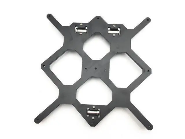 Alt view image 3 of 3 - i3 MK3 3D Printer Aluminum Y Carriage With 3pcs nylon clips Holding LM8UU For Prusa i3 3D Printer Parts
