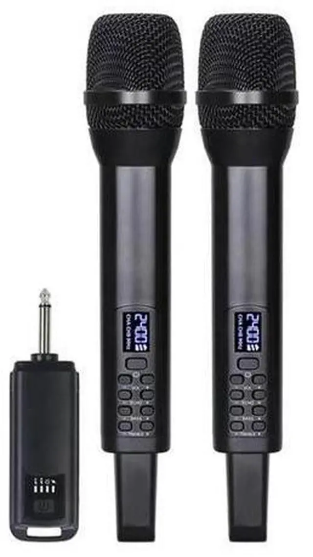 Main image of Microphone Receiver Audio Singing Performance Echo Treble Bass 2.4G Wireless Handheld Microphone Durable