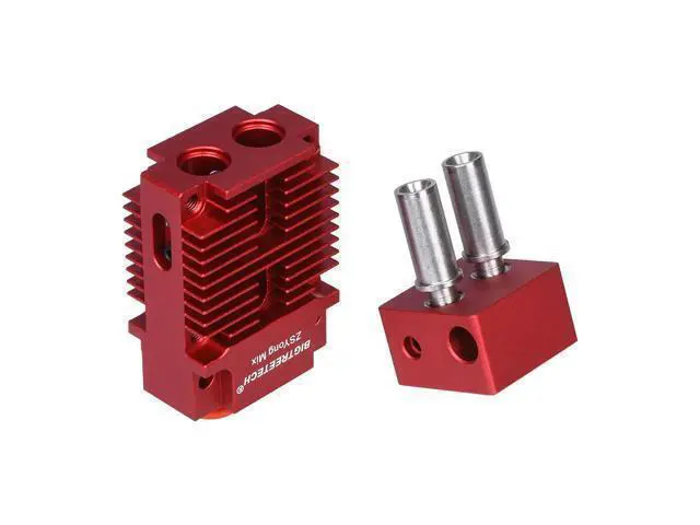 Alt view image 3 of 3 - 2 IN 1 OUT Hotend mixed Color 3D Printer Parts J-head Hotend 12V/24V 1.75mm for Titan MK8 Extruder upgrade kit