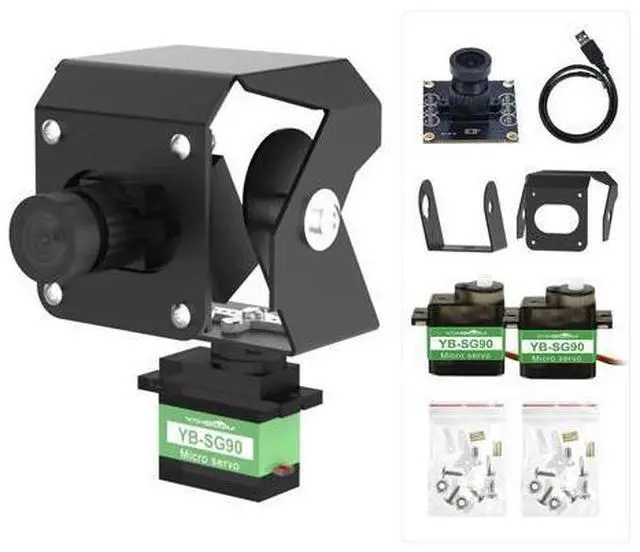 Main image of 1MP 2DOF Camera Electric PTZ Smart Car Robot 2D Servo Bracket USB RaspberryPi (2DOF 1MP Basic)