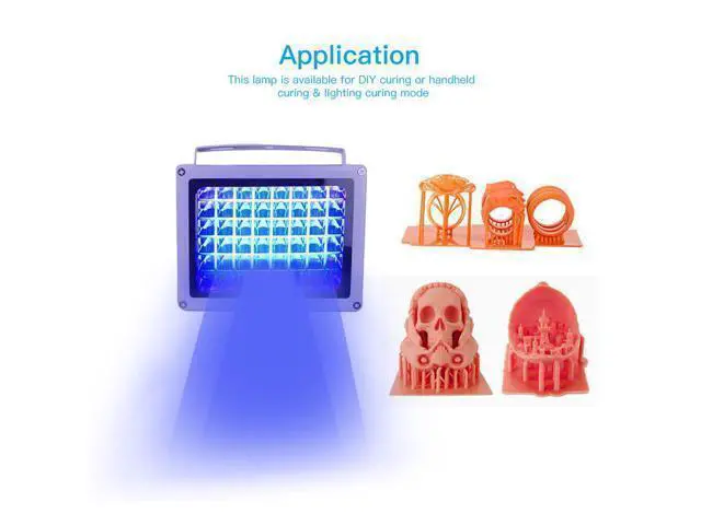 Alt view image 2 of 6 - 3D Printer Parts UV Curing Light Kit High Energy Lamp 20W Ultraviolet &SLA DLP Printing Curing