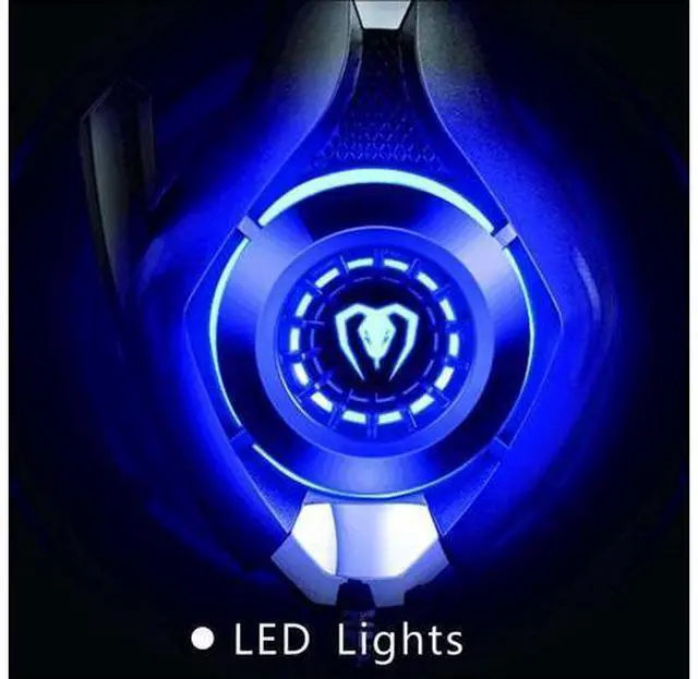 Alt view image 3 of 7 - Headset for PS4 Xbox One, Pro Gaming Headphone with Anti-Noise Mic, Surround Sound, Memory Foam Earmuff, Led Light for PC Mac Laptop