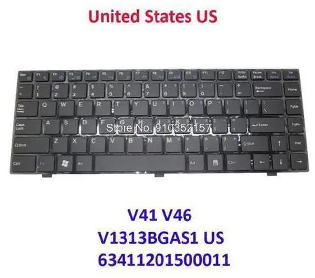 Main image of Keyboard For BENQ V41 V46 V1313BGAS1 US 63411201500011 English US (With Frame Transparent Cable NO Column)