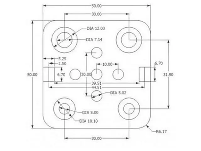 Alt view image 3 of 3 - 3 D printer Carving machine parts Openbuilds CNC micro V plate Mini V Plate - V Slot Aluminium Linear Extrusion