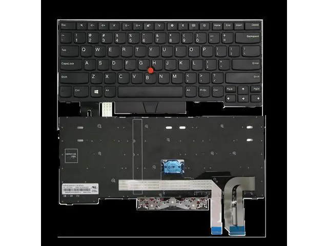 Alt view image 4 of 4 - for Thinkpad Keyboard for Laptop Clevo E480 E485 L480 L380 T490 E490 E495 L490 T495 Yoga L390 T480S P43S 01YP360