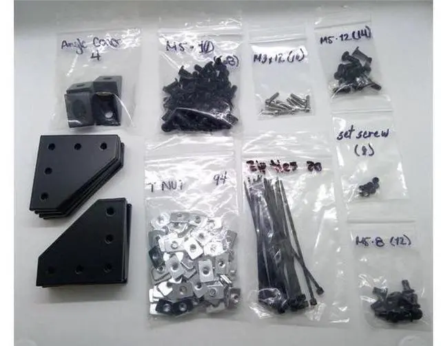 Main image of 1set Screw Pack Prusa i3 Bear extrusion screw and nuts plates kit 3d printer parts