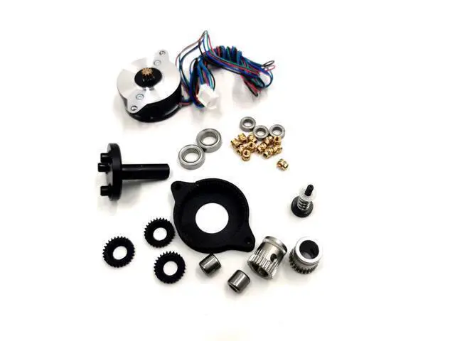 Alt view image 3 of 3 - 3D printer V direct Galileo Extruder Kit dual drive gear SLS pritned parts set