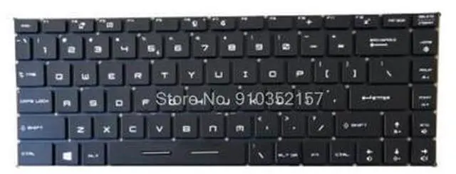 Main image of Backlit Keyboard For MSI GS65VR PS42 8RA 8RB 8RC 8MO MS-16Q1 Q2 Q3 Q4 GF63 MS-16R1 16R2 26R1 PS42 8M GF63 8RD
