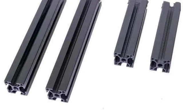 Main image of 1set Prusa i3 MK3 frame 3030 Aluminum extrusions black anodized