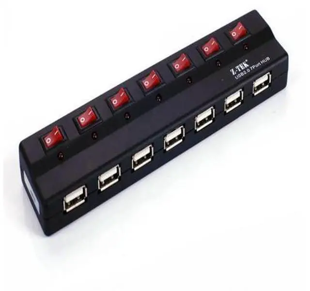 Main image of 7 USB2.0 HUB USB Hub ZK532A Isolated USB extension HUB High Speed