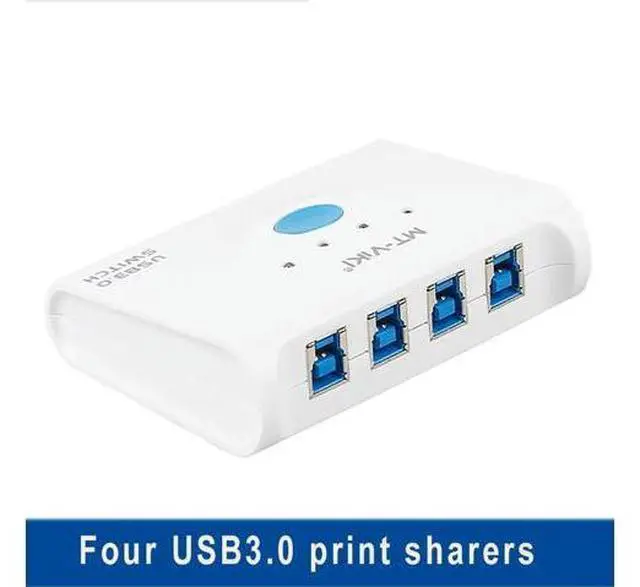 Main image of speed USB3.0 sharing switch type-B 4 port usb3.0 hub printer sharing switch Four in and one out MT-SW341