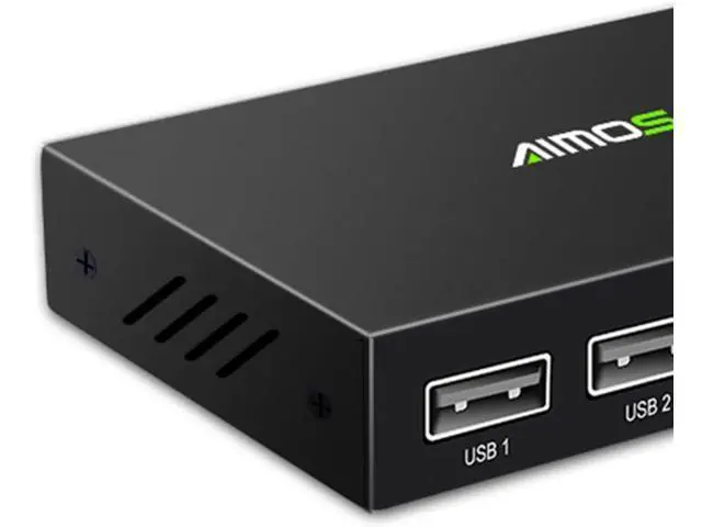 Alt view image 4 of 6 - 4 Ports USB Keyboard Mouse Synchronizer Controller KVM Switcher Splitter USB Splitter