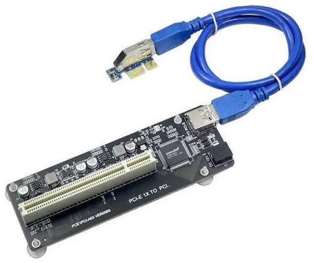 Main image of PCI Adapter | Single/Dual Slot Converter with USB 3.0 Cable | Legacy Device Expansion for Audio Interfaces & Capture Cards