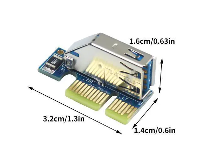 Alt view image 3 of 5 - PCI Adapter | Single/Dual Slot Converter with USB 3.0 Cable | Legacy Device Expansion for Audio Interfaces & Capture Cards
