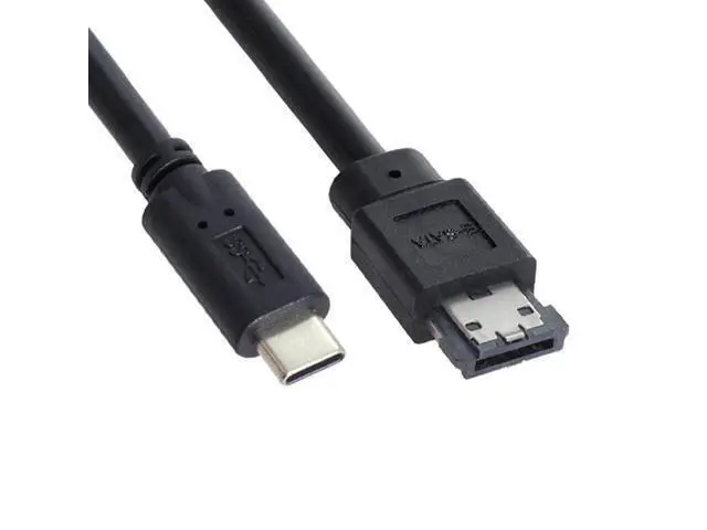 Alt view image 2 of 3 - Type-C to Power Over eSATA DC5V Adapter USB3.0 to HDD/SSD/ODD eSATAp Converter