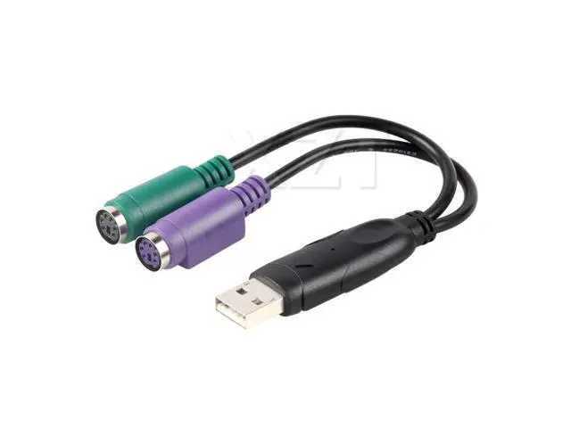 Alt view image 2 of 3 - 20PCS for Keyboard Mouse Computer USB to PS2 PS/2 Extension Cable Adapter Y Splitter Converter