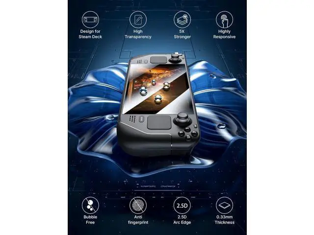 Alt view image 3 of 7 - 0104 ModCase for Steam Deck + 2-Pack Steam Deck Screen Protector