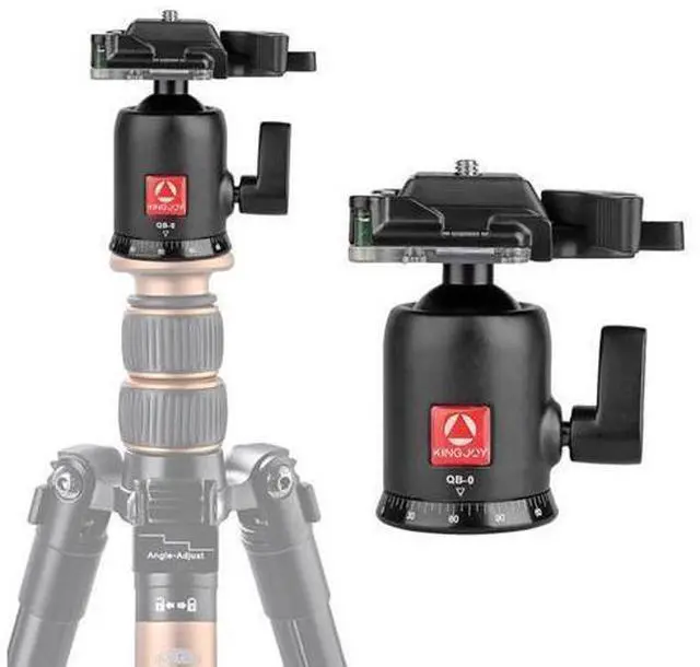 Main image of Ballhead with Fine-Tuning Damping Spherical Mount for Dslr Camera Tripod Monopods with Quick Release