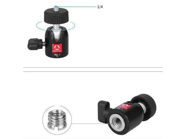 Alt view image 3 of 4 - 300 Tripod Stand with 360 Rotation Ballhead for Camera Phone Holder Foldable Extended Tripod with Lanyard