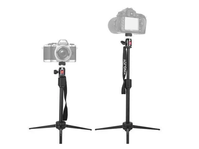 Alt view image 2 of 4 - 300 Tripod Stand with 360 Rotation Ballhead for Camera Phone Holder Foldable Extended Tripod with Lanyard