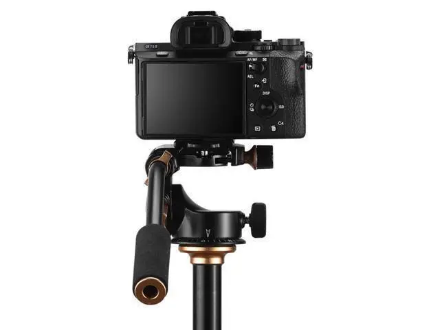 Alt view image 4 of 4 - Hydraulic damping Tripod Head Panoramic Gimbal For SLR Camera