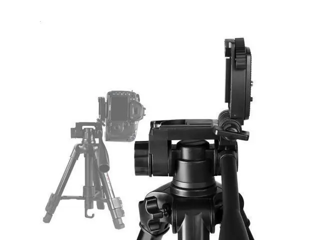 Alt view image 4 of 4 - 850 Professional Tripod Stand with Quick Release Plate and Base Adjusted Extendable Lightweight Tripod for Camera
