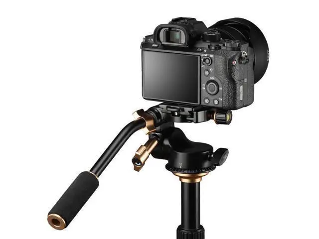 Alt view image 2 of 4 - Hydraulic damping Tripod Head Panoramic Gimbal For SLR Camera