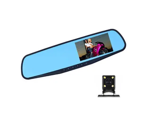 Alt view image 2 of 4 - 1080P Car Rear View Dash Camera Reversing Mirror Front And Rear DVR Recorder