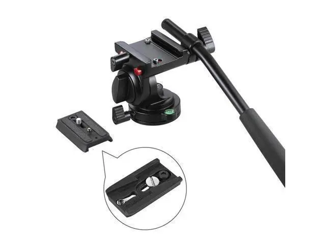 Alt view image 3 of 4 - 6750 Damping Ball Head Tripod Ballhead with Quick Release for Camera Monopods 360 Horizontal-Rotating