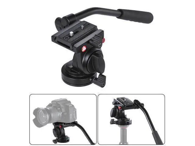 Alt view image 4 of 4 - 6750 Damping Ball Head Tripod Ballhead with Quick Release for Camera Monopods 360 Horizontal-Rotating