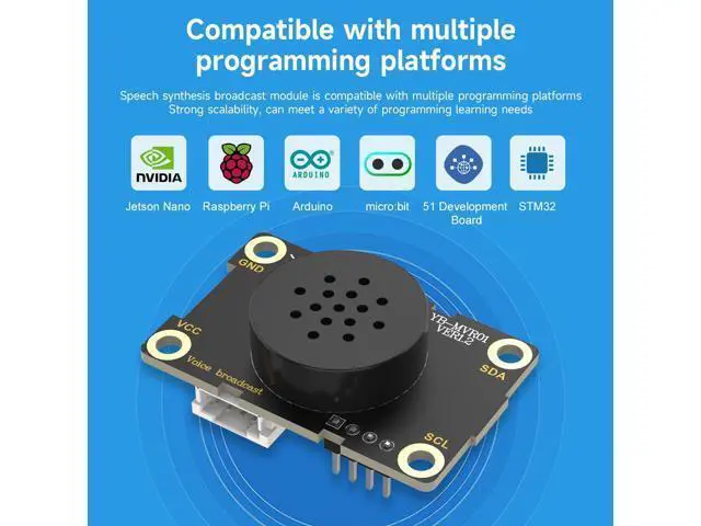 Alt view image 2 of 7 - Synthesis Broadcast Module Development Board Education College Student Electronic Design Competition Support Jetson Nano/Raspberry Pi/STM32