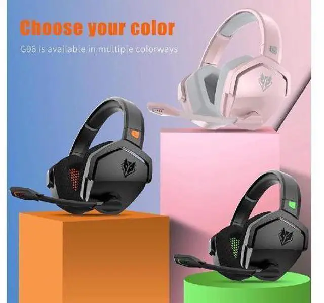 Main image of Corn G06 Wireless Gaming Headset with Microphone for PS5, PS4, PC, Mac, 3-in-1 Gamer Headphones with Mic, 2.4GHz Wireless for Playstation Console, Bluetooth Mode for Switch, Wired Mode for Controller