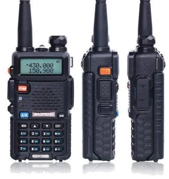 Main image of BaoFeng Walkie Talkie UV-5R Dual Band Two Way Radio with one more 1800mAh UV5R Battery one Hand Mic and one TIDRADIO NA-771 Antenna Baofeng Radio Ham radio