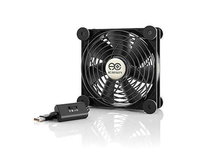 Main image of AC Infinity MULTIFAN S3, Quiet 120mm USB Fan for Receiver DVR Playstation Xbox Computer Cabinet Cooling