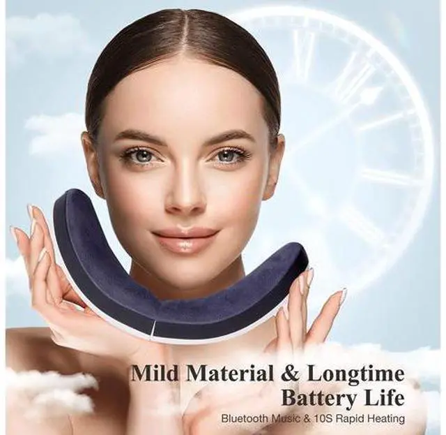 Main image of CORN Eye Massager with Heat, Smart Eye Massager for Migraines 6 Modes with Bluetooth Music Heat Compression Eye Massage Heated Eye Massager Foldable for Migraines Headaches Dark Circles Puffiness