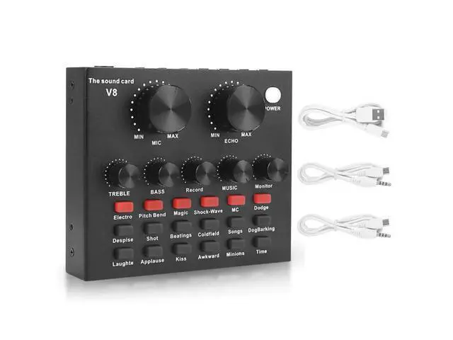 Alt view image 6 of 7 - Card Audio External USB Headset Microphone Live Broadcast For BM 800 Mobile Phone Computer PC