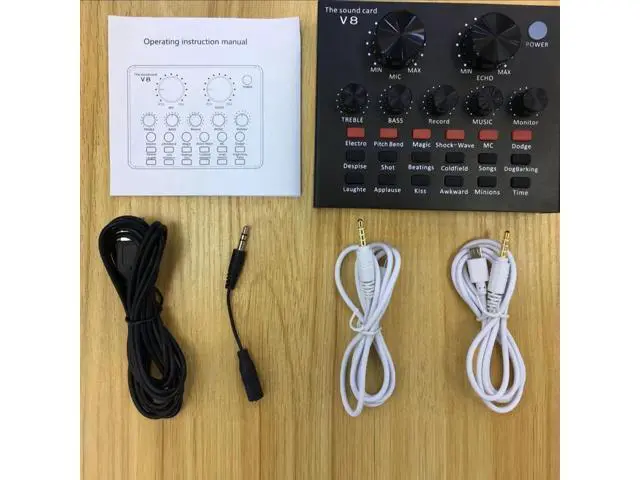 Alt view image 7 of 7 - Card Audio External USB Headset Microphone Live Broadcast For BM 800 Mobile Phone Computer PC