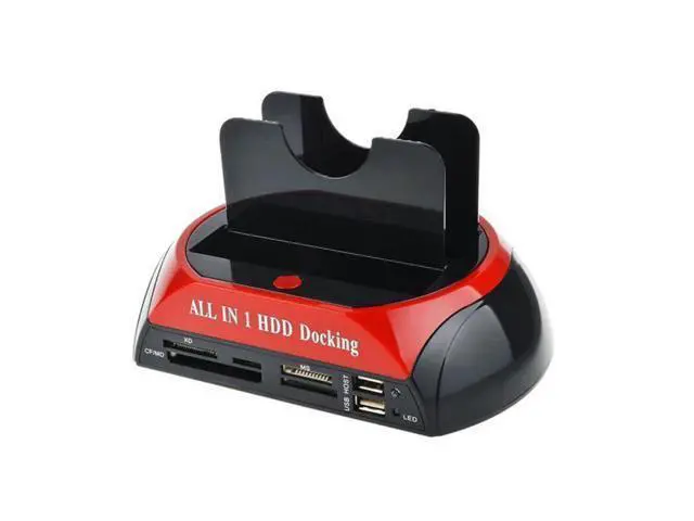 Alt view image 6 of 7 - to 2.5 3.5 Inch Hard Drive Docking Station SATA IDE Dual Slots External SSD HDD Enclosure Compatible with Windows
