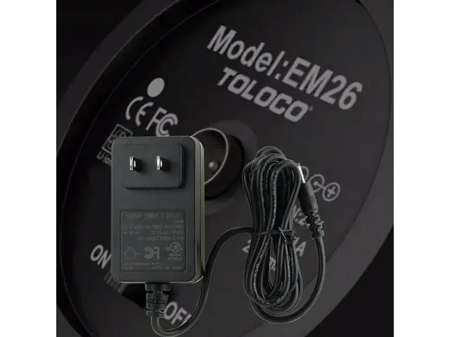 Alt view image 6 of 6 - EM26 Massage Gun Charger Replacement for TOLOCO EM26, AERLANG EM13 / Darkiron EM31 Massage Gun 24V Power Adapter Charging Cord