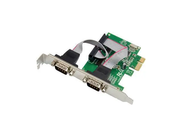 Alt view image 6 of 7 - DriverGenius 2-Port PCI Express PCIe RS232 Serial Host Controller Adapter Card - PCIe to Serial DB9 Compatiable with Windows & Linux