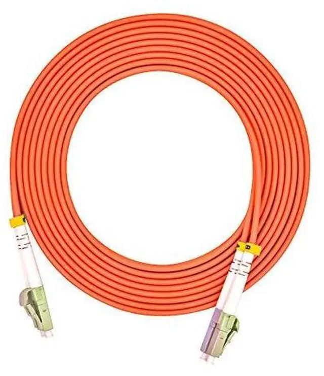 Main image of 30Meters 100ft LC to LC Duplex 62.5/125 OM1 Multimode Fiber Optic Cable Jumper Optical Patch Cord LC-LC