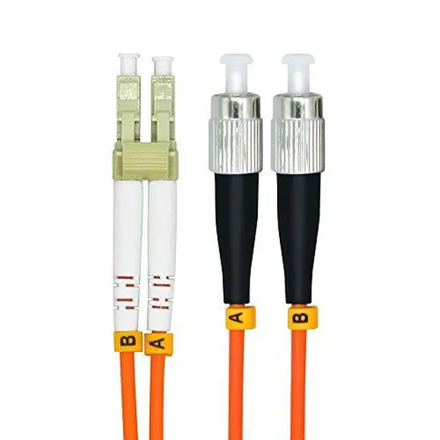 Alt view image 2 of 4 - 15Meters 49ft LC to FC Duplex 62.5/125 OM1 Multimode Fiber Optic Cable Jumper Optical Patch Cord LC-FC
