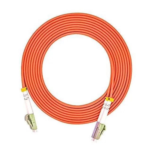 Alt view image 2 of 4 - 20Meters 65ft LC to LC Duplex 62.5/125 OM1 Multimode Fiber Optic Cable Jumper Optical Patch Cord LC-LC