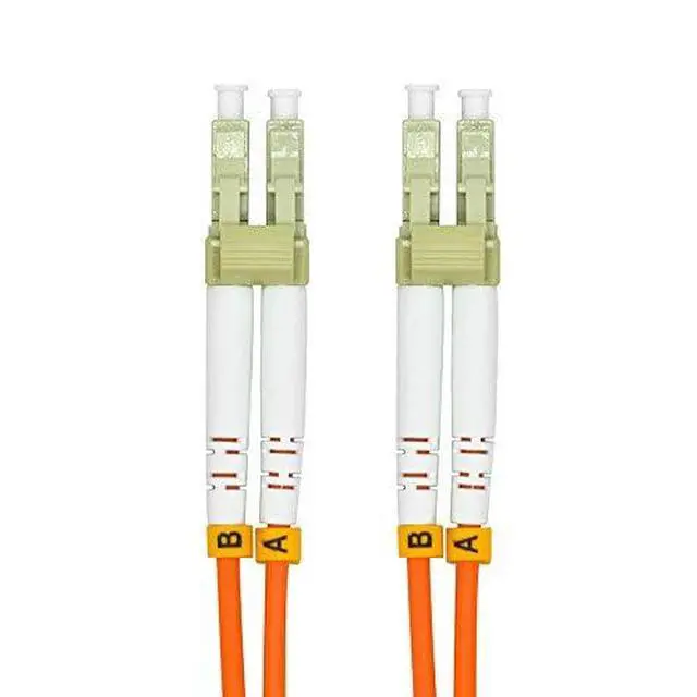 Alt view image 3 of 4 - 20Meters 65ft LC to LC Duplex 62.5/125 OM1 Multimode Fiber Optic Cable Jumper Optical Patch Cord LC-LC